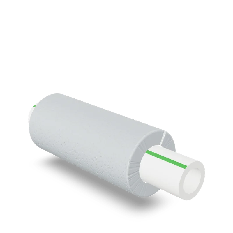 PPR quvur ustidagi ko‘pikli polietilen izolyatsiya, 3D render