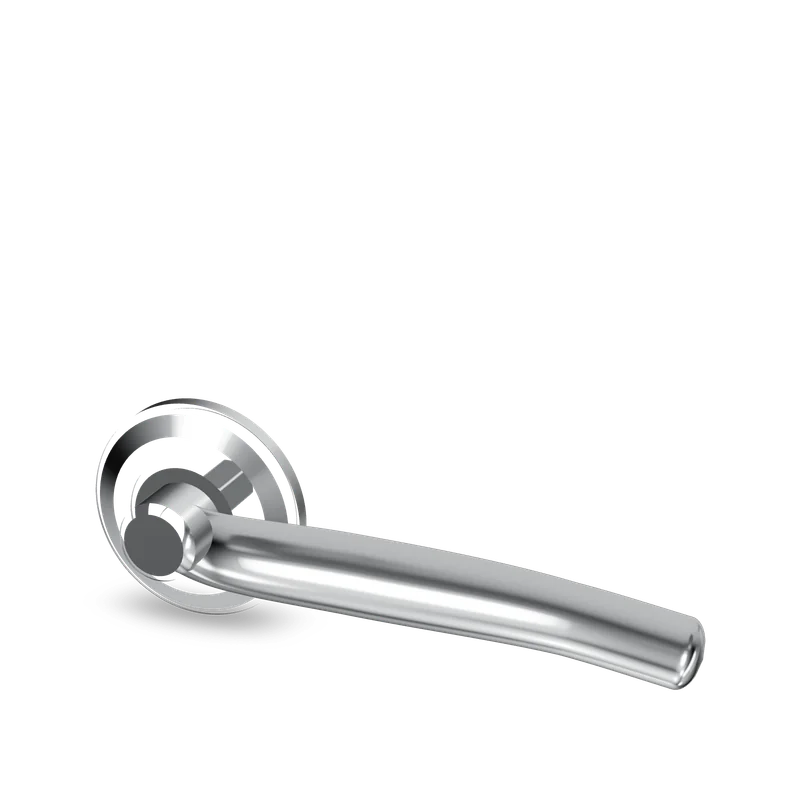 Dumaloq rozetkali eshik tutqichi, 3D render